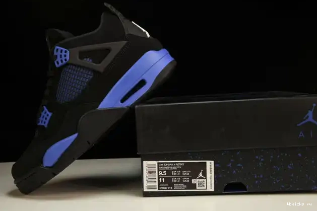 Cheap TB Royal Game CT8527-018 Retro 4 Black Jordan 0624